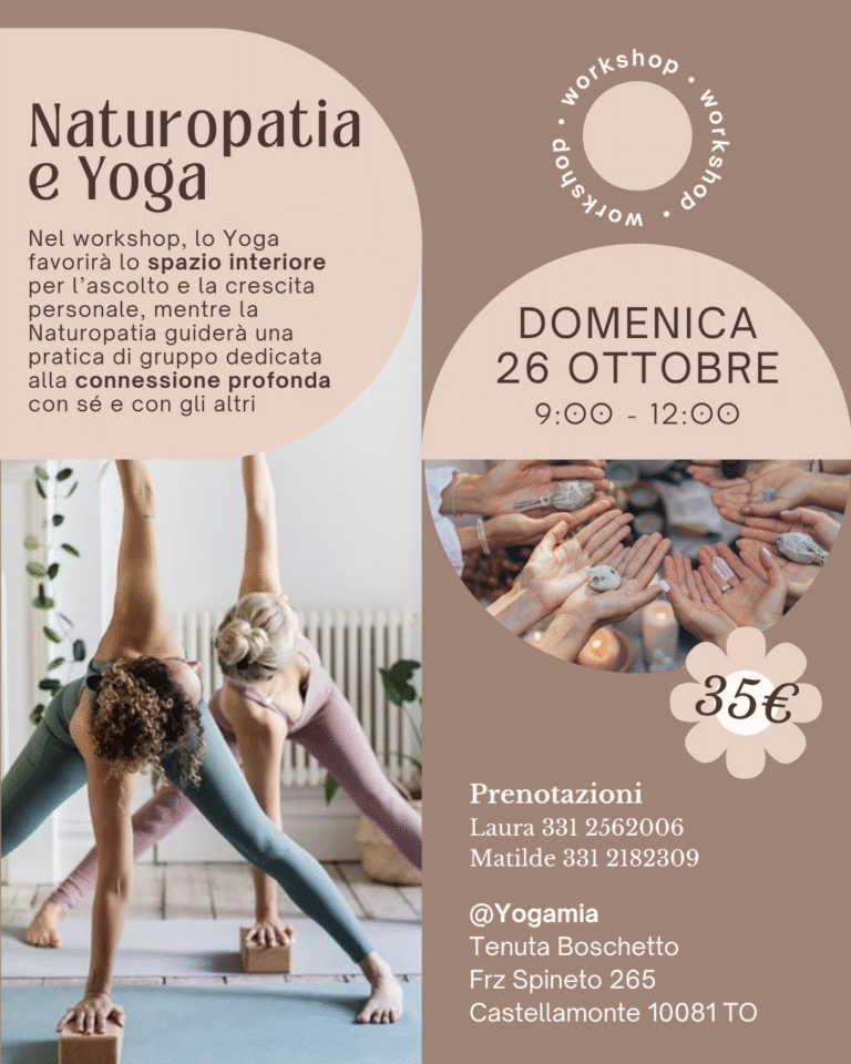 Evento Naturopatia e Yoga
